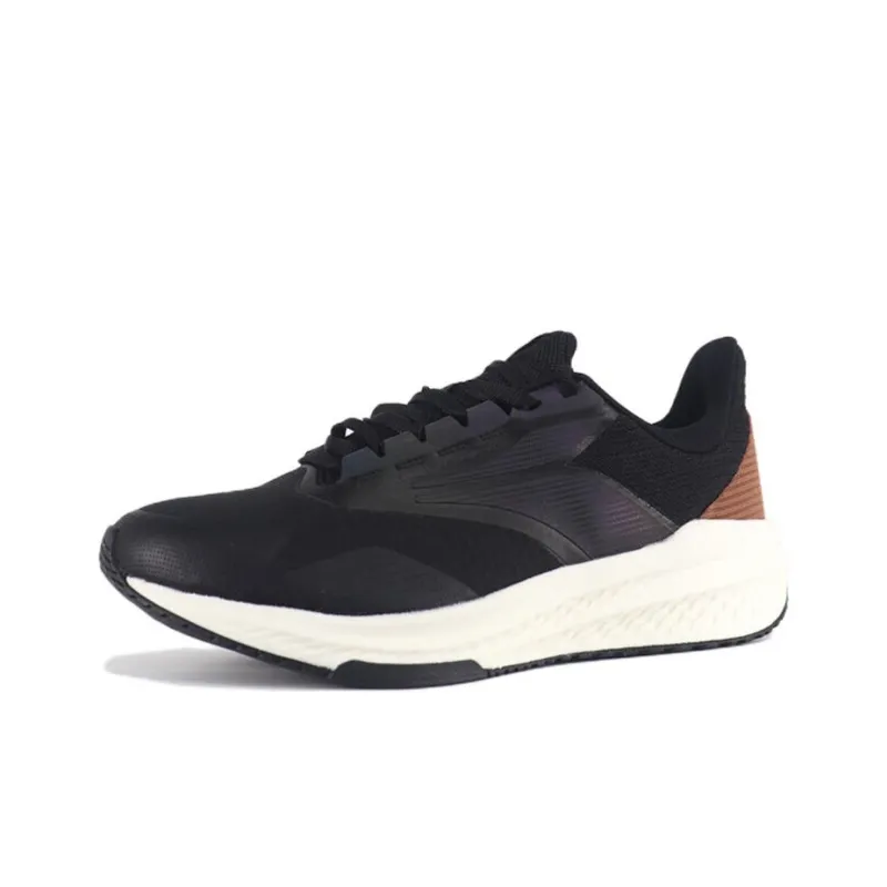 361° Cushioning, Slip Resistant, And Abrasion Resistant Low Top Running Shoes Men's Obsidian Black-2