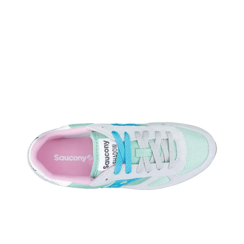 saucony Women's Shadow Original 'Grey Turquoise'-3