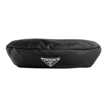 PRADA Polyamide Nylon Enamel Hats & Caps Men's Black