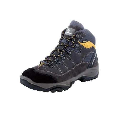 SCARPA Mistral GTX Anti-Slip Wear-Resistant High-Top Trekking Shoes Men's Gray Brown