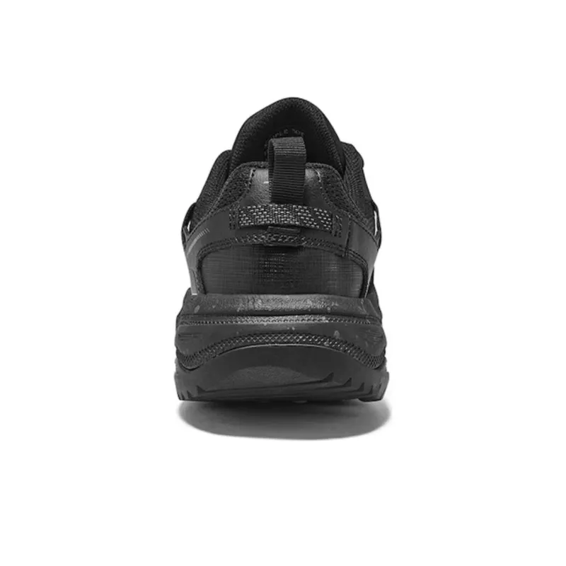 Skechers Durable Breathable Low Top Casual Running Shoes Women's Black-3
