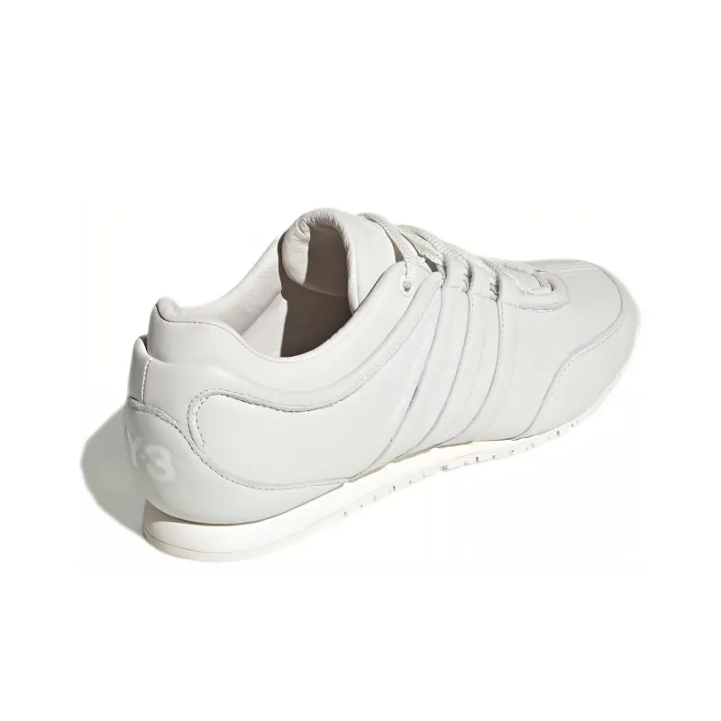Y 3 Boxing Low Top Casual Shoes Men's White-3