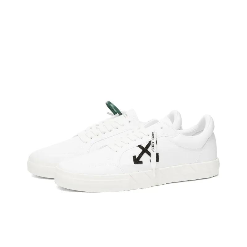 OFF WHITE Vulc Low Canvas White White Black-4