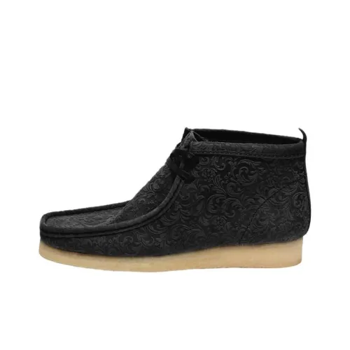 Clarks Wallabee  END. X  'Oxford Flowers - Black'