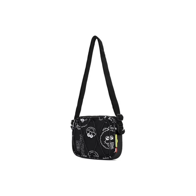 Adidas Sesame Street Collaboration Polyester Shoulder Bag Crossbody Bag Regular Unisex Black-4