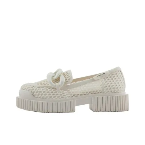 ARMANI EXCHANGE Loafers Women's White