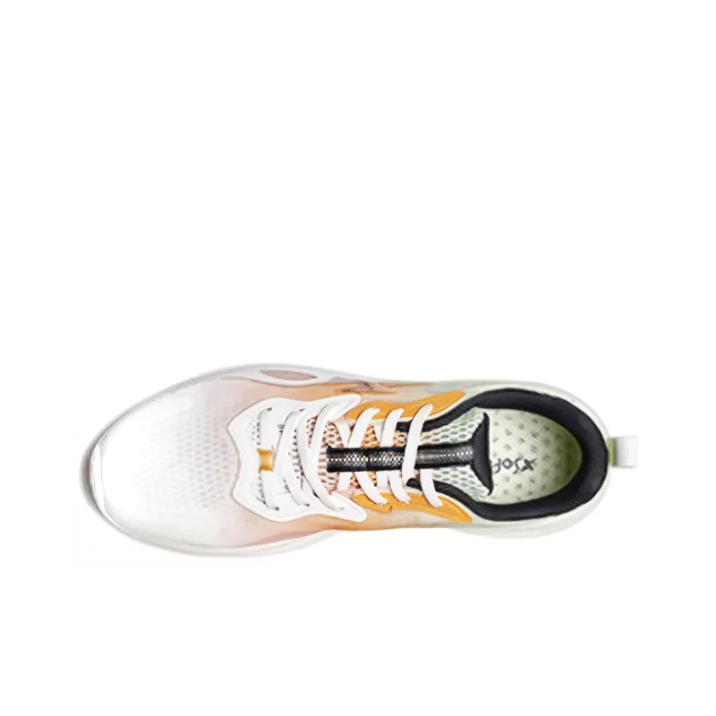 XTEP Dust Anti Slip And Wear Resistant Breathable Low Top Running Shoes Men's White Yellow Green-2