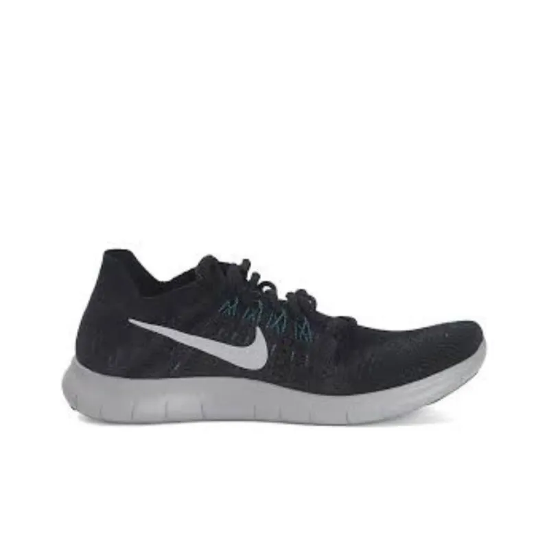 Nike Free RN Flyknit Cushioning, Wear Resistant Low Top Running Shoes Unisex Black-1