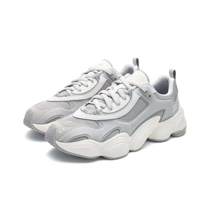 FILA FUSION TENACITY Anti Slip Wear Resistant Low Top Casual Shoes Men's Gray-2