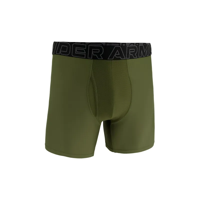 Under Armour UA Performance Tech™ 6' Boxerjock Underpants Men's 1 Pack Olive Green-0