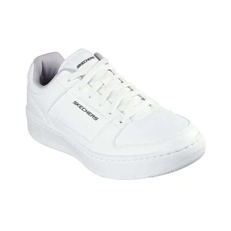 Skechers Waterproof Cushioning Abrasion Resistant Low Top Skateboard Shoes Men's White-1