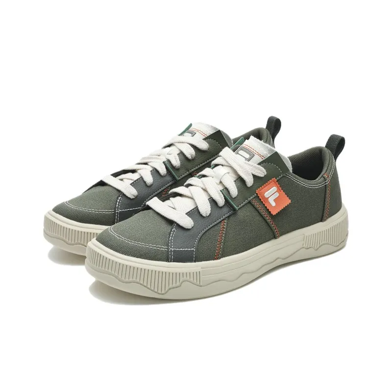 FILA FUSION POP 3 Wear Resistant Low Top Skateboard Shoes Men's Green-2