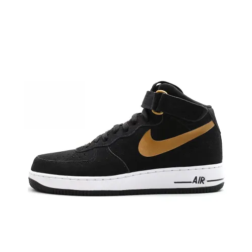 Nike Air Force 1 Low Black Metallic Gold