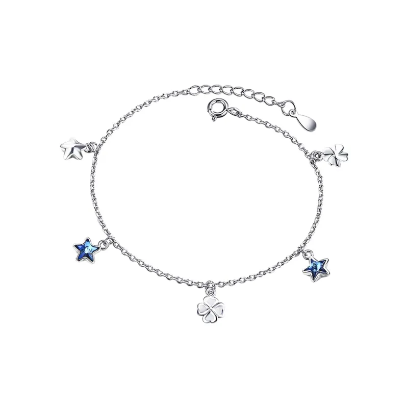 COISE 925 Sterling Silver Anklets Women's-0