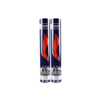 LiNing Badminton Series AC29 Duck Feather Shuttlecock 12 Pack Duck Feather Training Shuttlecocks