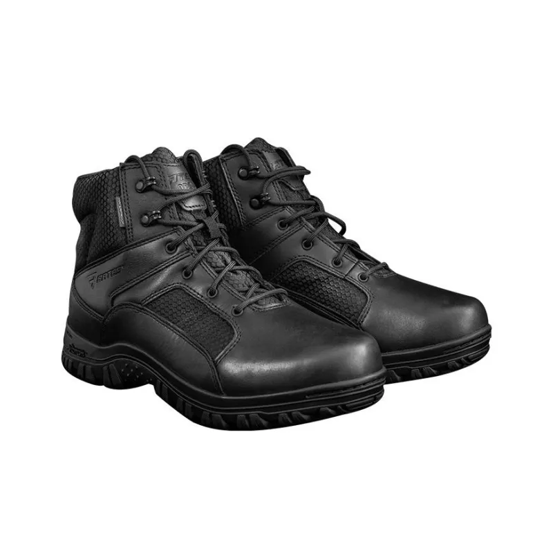 BATES Vibram Cushioned Slip-Resistant Breathable High-Top Outdoor Shoes Unisex Black-6