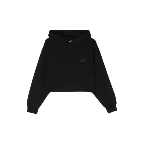 AUTRY Appliqué-logo Cropped Hoodie