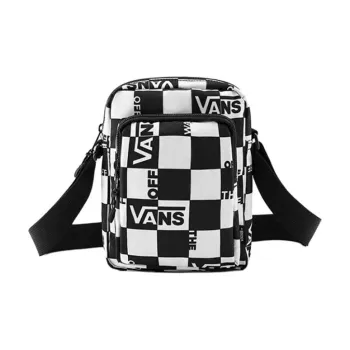 Vans Polyester Small Crossbody Bag Shoulder Bag Crossbody Bag Regular Unisex Black White