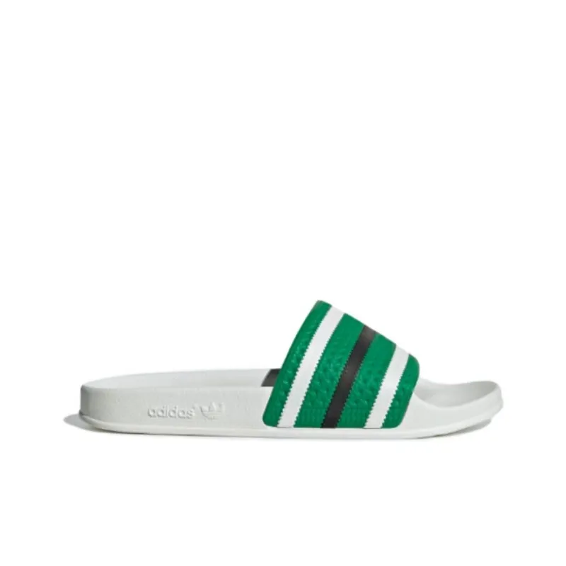 Adidas Adilette Slides 'Green White'-1