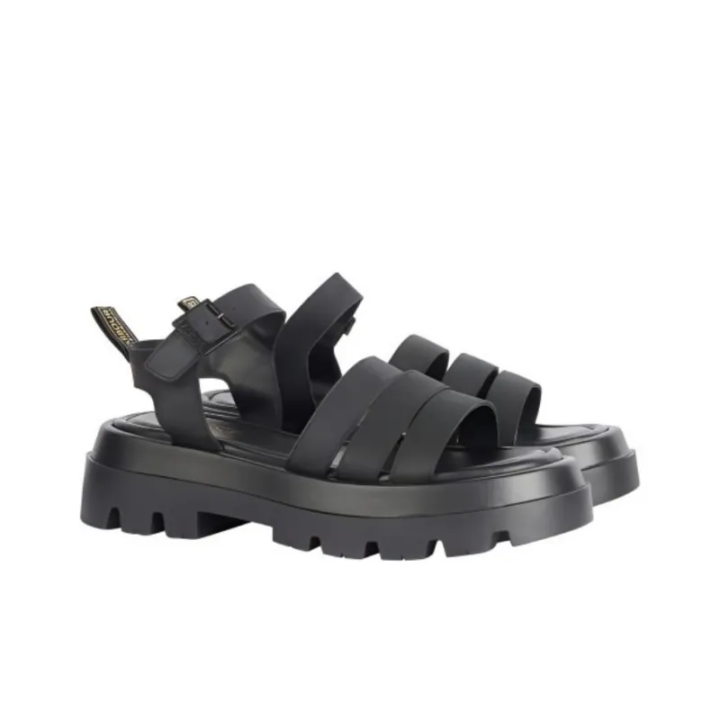 BARBOUR One Strap Sandals Women's Black-2