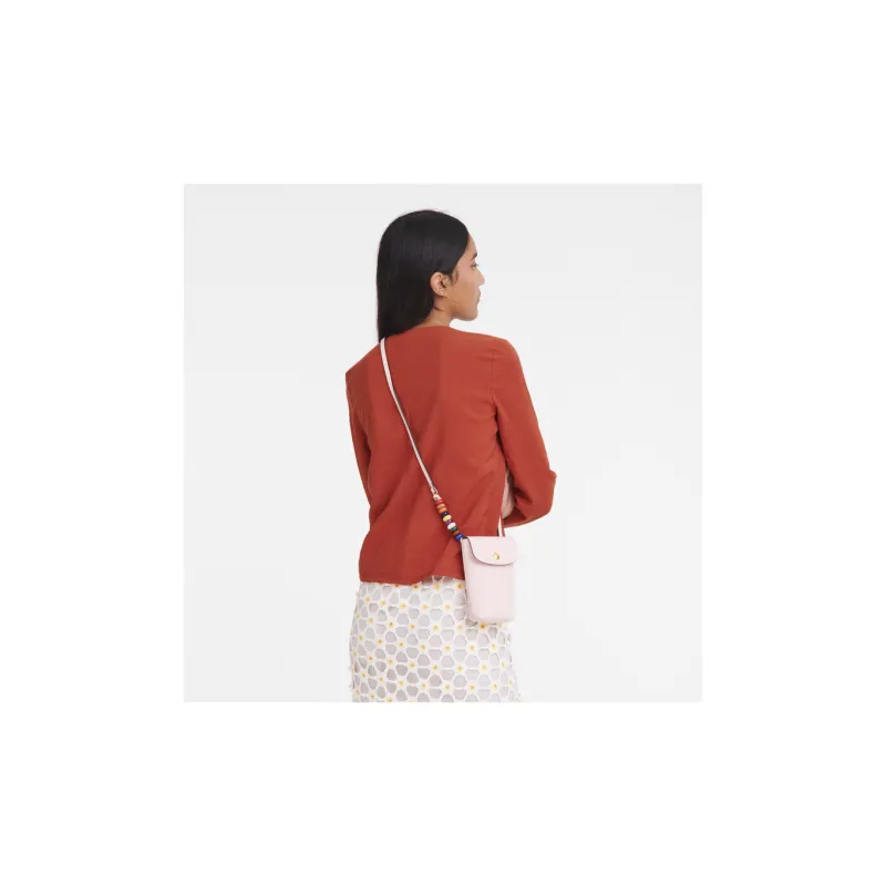 LONGCHAMP Le Pliage Xtra Cow Leather Shoulder Bag With Cell Phone Pouch Women's Nude-2