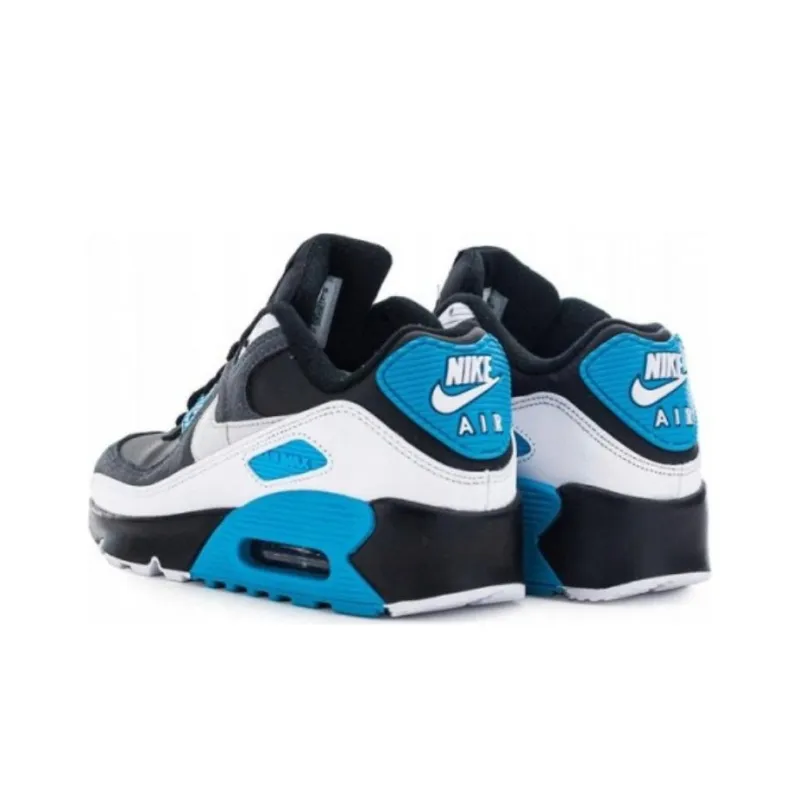 Nike Air Max 90 Leather 'Black Dark Grey' Gs-2
