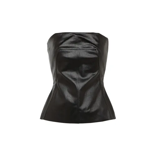 RICK OWENS Strapless Tops Women's Black