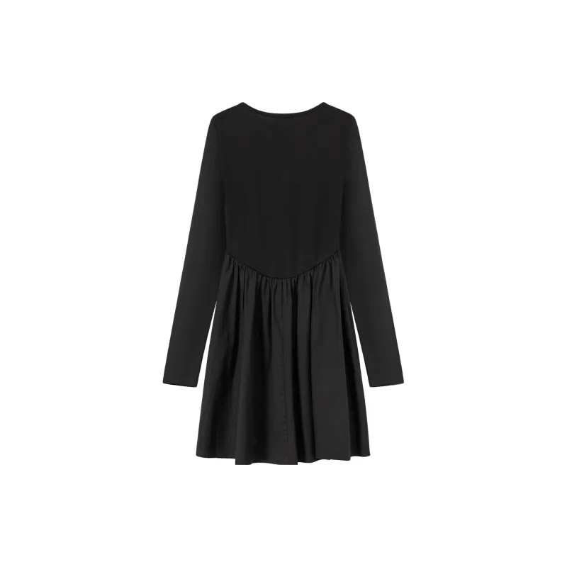 CHUU Long Sleeved Dresses Women's Black-1