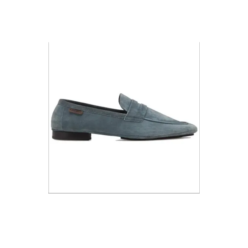 TOM FORD Berwick Loafers Men's Gray Blue-1