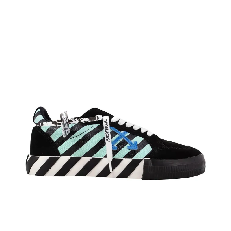 OFF WHITE Vulc Low Black Blue Arrow-2
