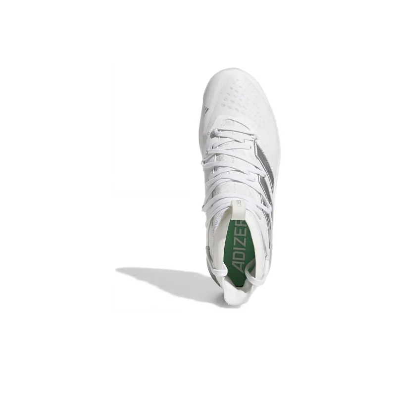 Adidas Adizero Collection Afterburner 8 Afterburner 8 NWV Turf Slip-Resistant Mid-Top Training Shoes Men's Gray White-4