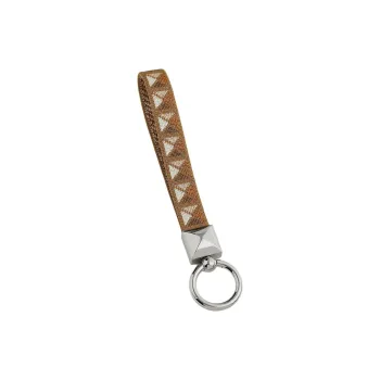 HERMES Keychains Men's Gold Umber
