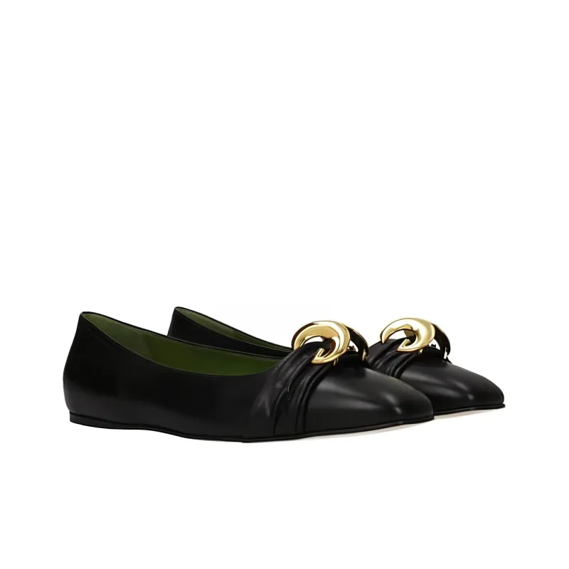 GUCCI Half Moon GG Flat Pumps-2