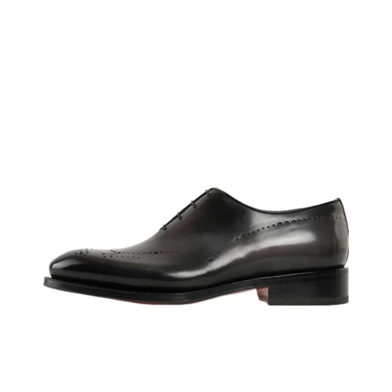 Santoni Lace-up Leather Brogues-0