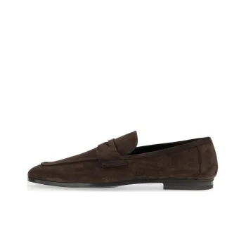 TOM FORD Sean Penny-slot Suede Loafers