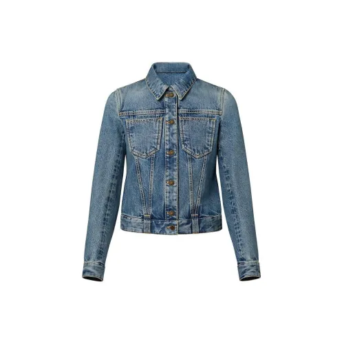 LOUIS VUITTON Denim Jackets Women's Blue