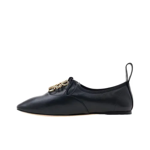 LOEWE Anagram Women's Casual Shoes Women's Black