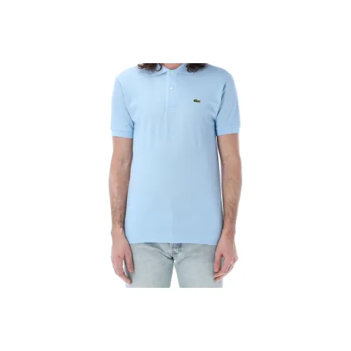 LACOSTE Polo Shirts Men Light Blue