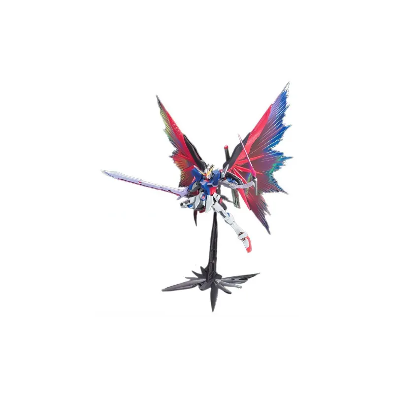 BANDAI MG Mobile Suit Gundam SEED Destiny Gundam Deluxe Special Version Light Wing With Base Model Kits 18cm-0
