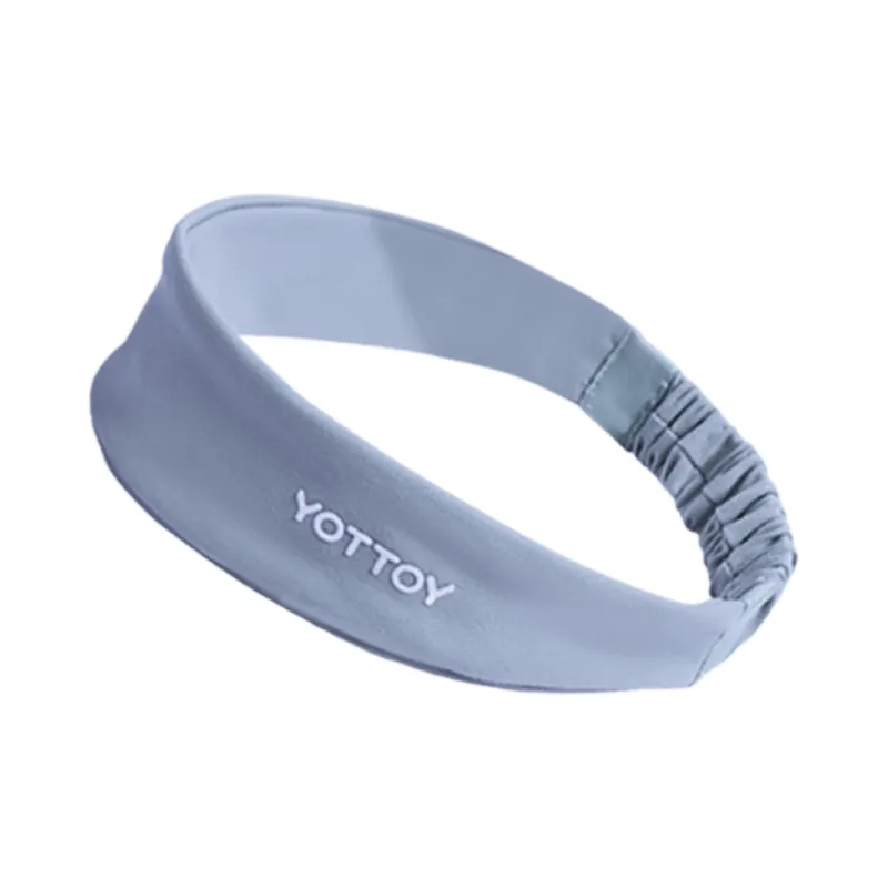 YOTTOY Sweatbands Elastic Moisture Wicking Running Sharp Black Unisex-2