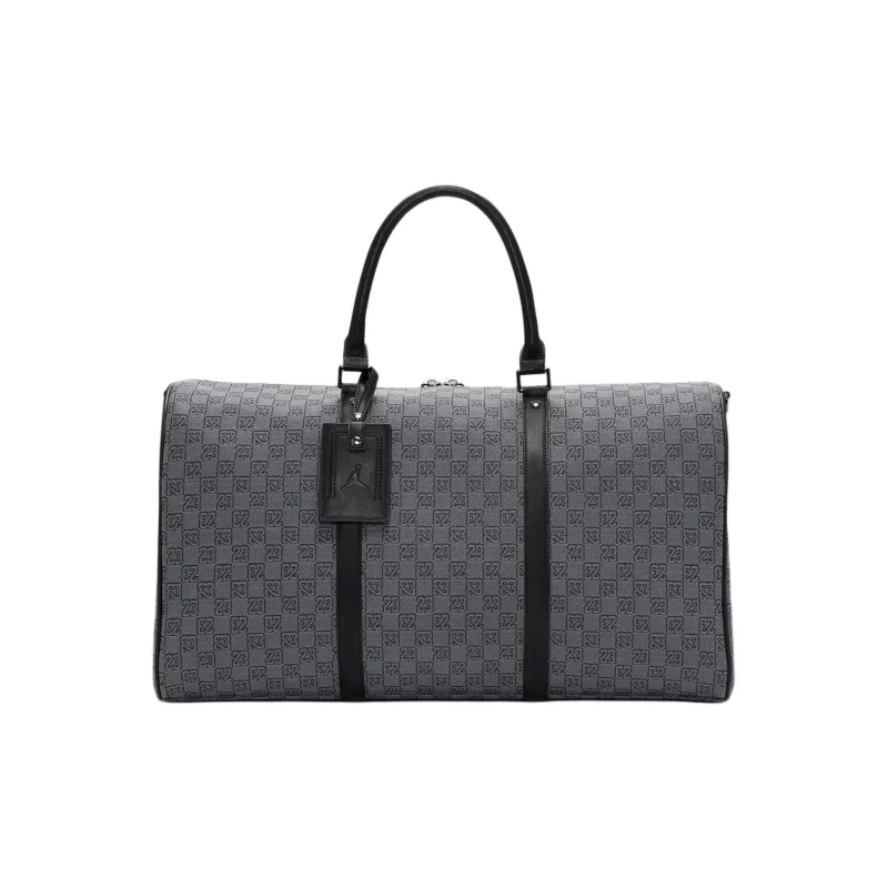 Jordan Polyester Portable One Shoulder Travel Bag Regular Unisex Dark Smoke Gray-2