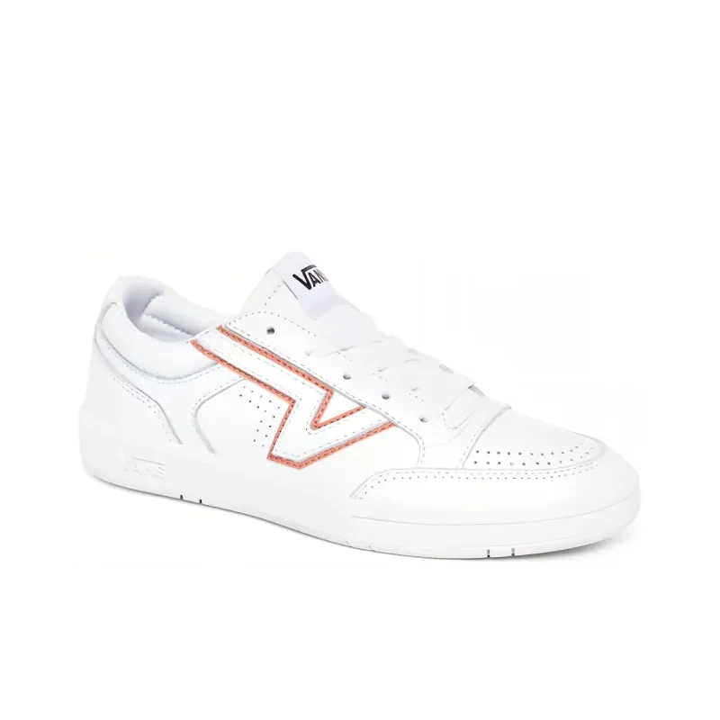Vans Lowland CC Low Top Skateboard Shoes Unisex White Yellow Pink-2