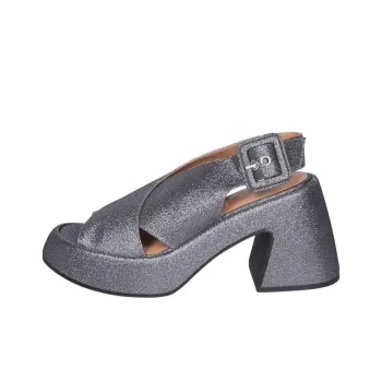 GANNI 95mm Glitter Sandals
