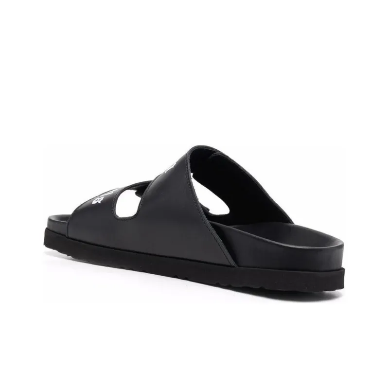 PALM ANGELS Touch Strap Logo Print Slides-3