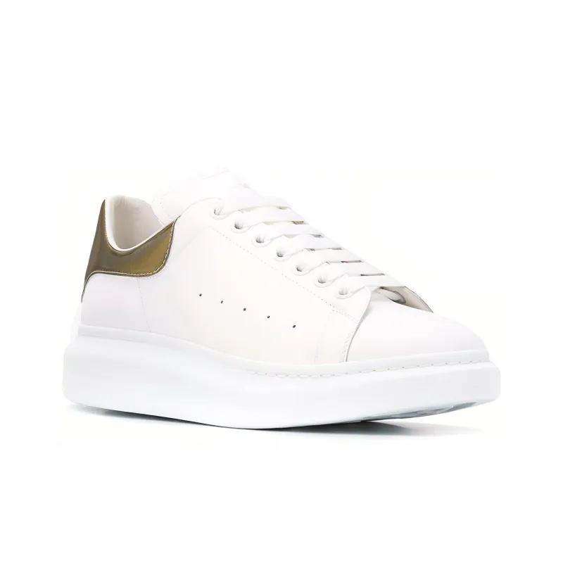 Alexander McQueen Oversized Contrast Metallic 'White'-2