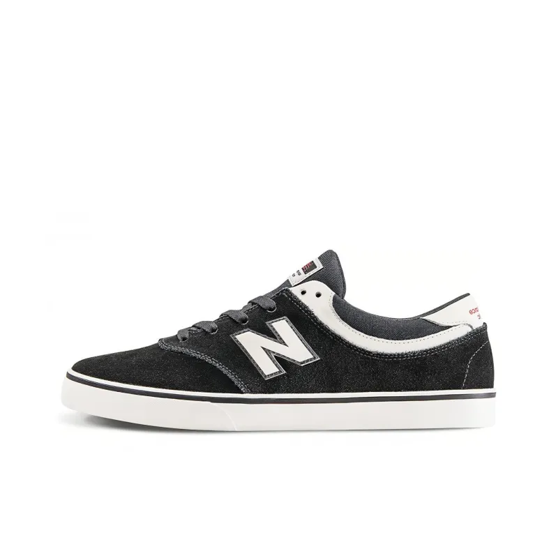 New Balance NB Quincy 254 Durable Lightweight And Breathable Low-Top Skateboard Shoes Men's Black White-0