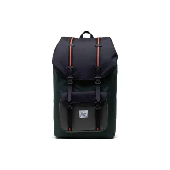 Herschel Polyester Backpack Large Size Unisex Deep Forest Green