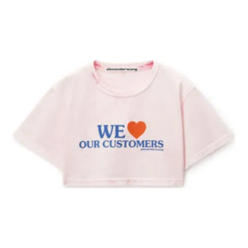 Alexander Wang We Love Our Customers-print Cotton T-shirt