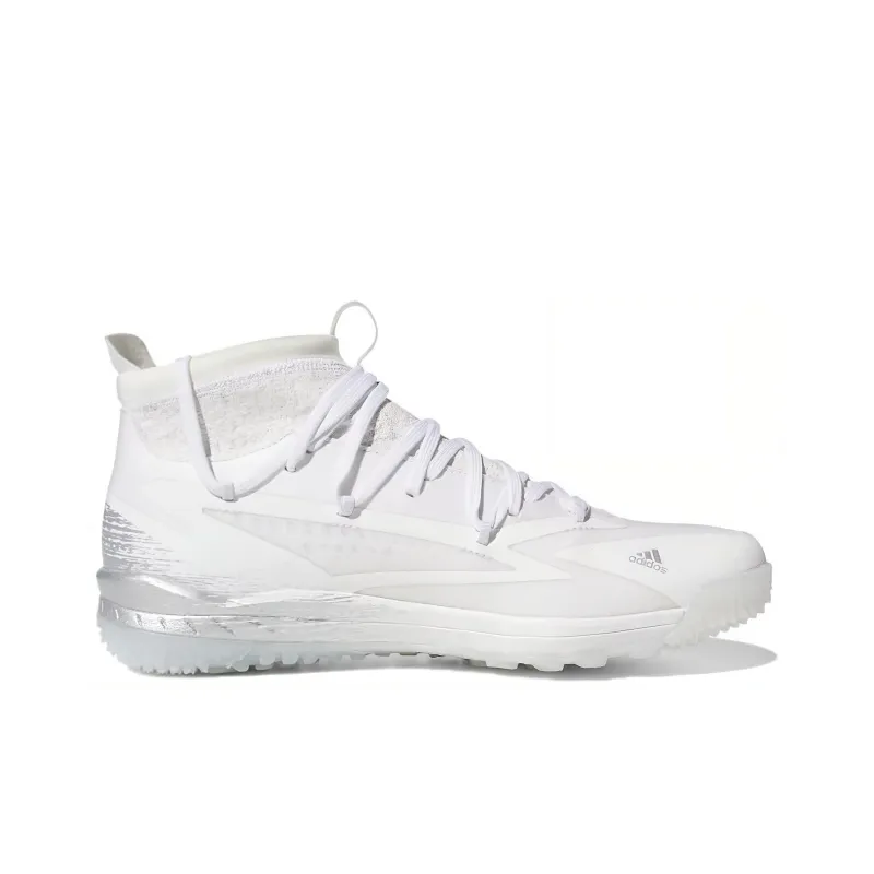 Adidas Adizero Collection Afterburner 8 Afterburner 8 NWV Turf Slip-Resistant Mid-Top Training Shoes Men's Gray White-1