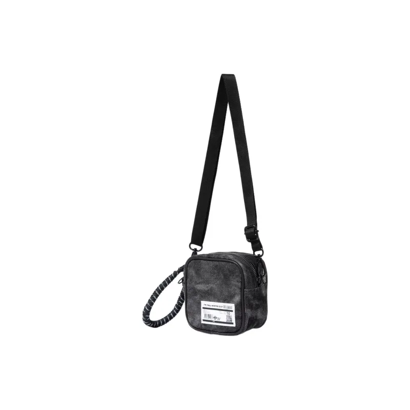 LiNing Fabric Small Square Bag Shoulder Bag Crossbody Bag Regular Unisex Black-2